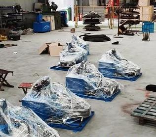 給客戶做好的小型液壓站包裝發(fā)貨了。我們的產(chǎn)品遠(yuǎn)銷各地，深受客戶好評